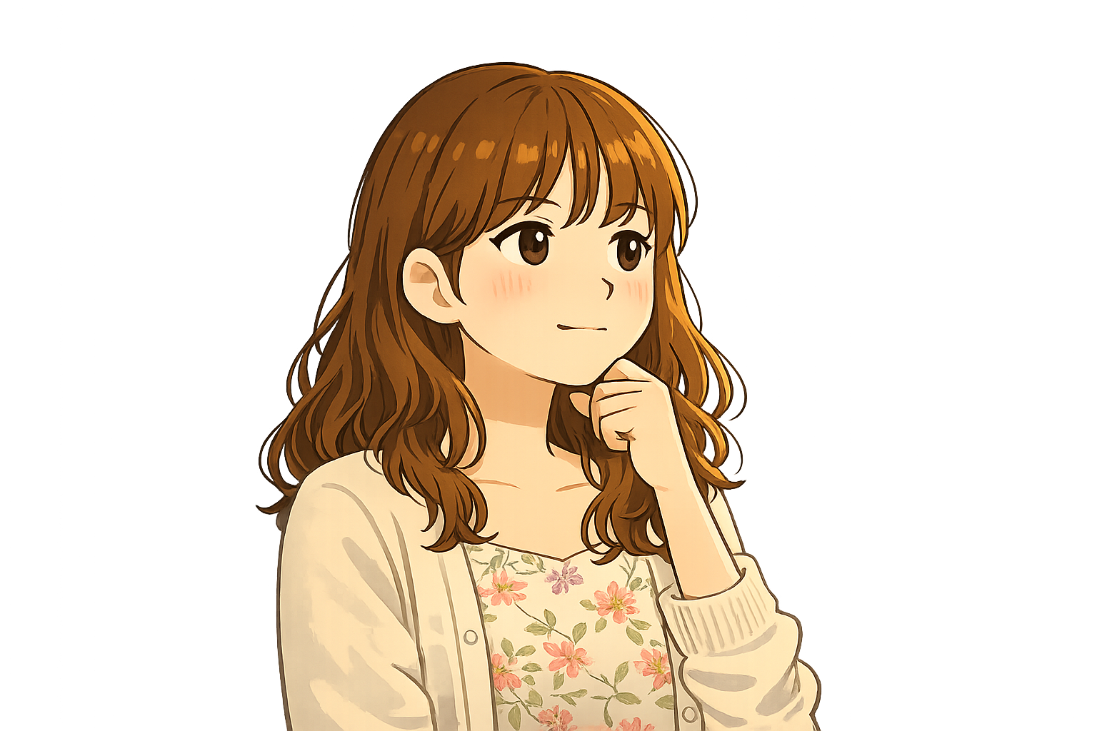 婚活で正解を探すことをやめ、自分の気持ちを大切にし始めた女性のイメージイラスト