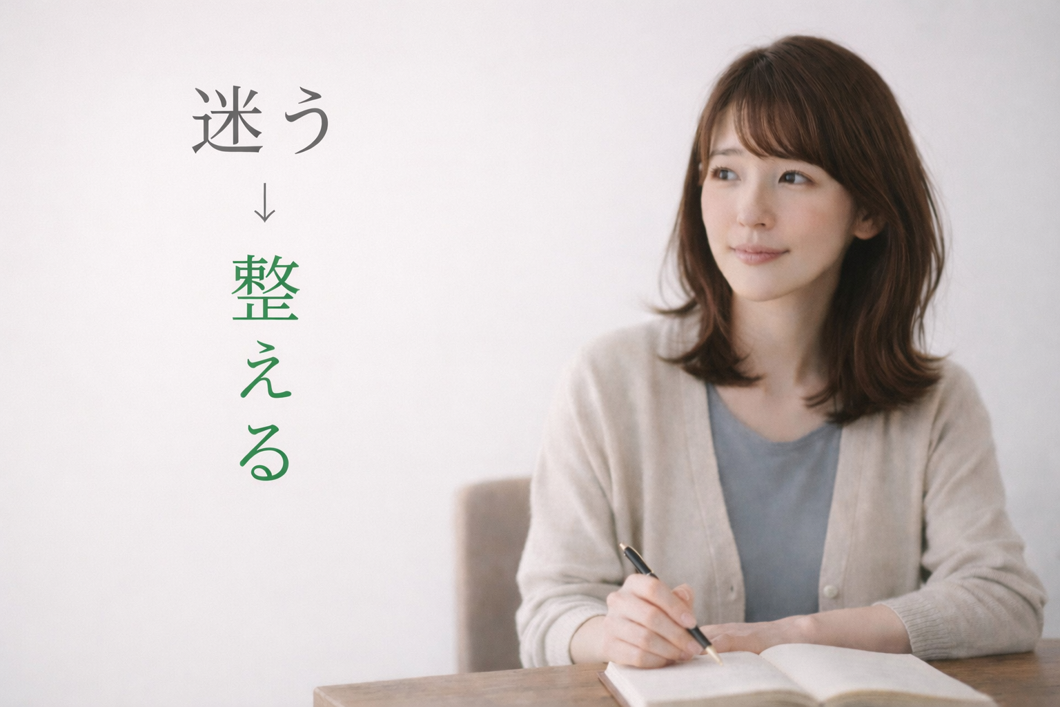 迷うから整えるへ